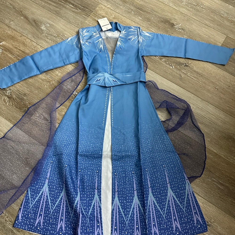 Girls V Neck Stan Collar Cloak Princess Costumes Kids Clothes Halloween Gift